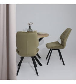 Стул Rafael M-R 360, d12 OLIVE LUX черный 126488