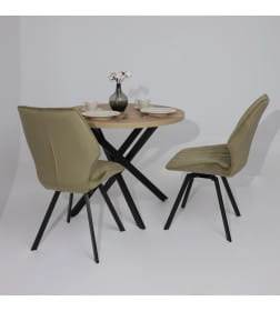 Стул Rafael M-R 360, d12 OLIVE LUX черный 126488