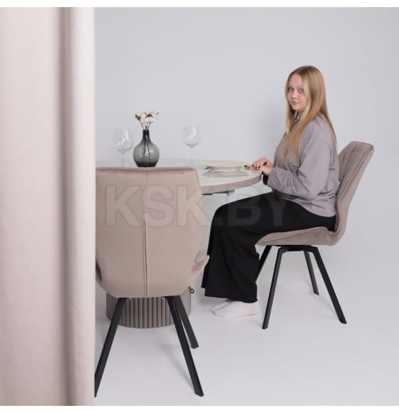 Стул Rafael M-R 360, d05 CAPPUCCINO LUX черный 126952 (126952) 