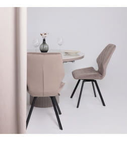 Стул Rafael M-R 360, d05 CAPPUCCINO LUX черный 126952