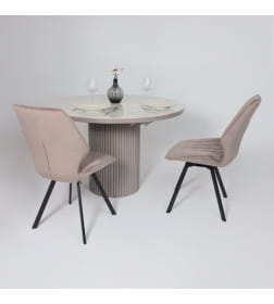 Стул Rafael M-R 360, d05 CAPPUCCINO LUX черный 126952