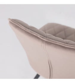 Стул Rafael M-R 360, d05 CAPPUCCINO LUX черный 126952