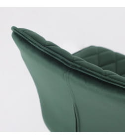 Стул Rafael M-R 360, d13 DARK GREEN LUX черный 126489