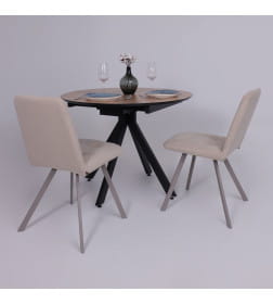 Стул ROMMY, b03 CREAM LUX\капучино