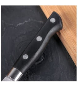 Нож для овощей Доляна «Кронос», лезвие 9 см, цвет чёрный