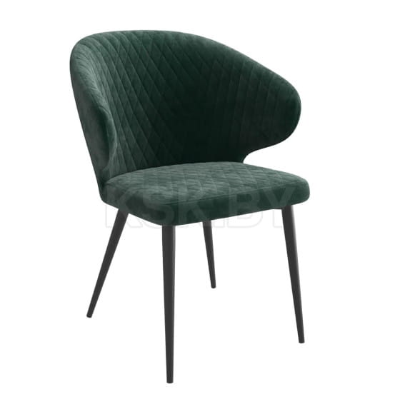 Стул ROB, b10 GREEN LUX черный 123529 (123529) 