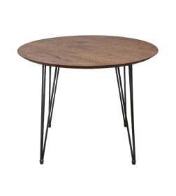 Стол ДЕМАВЕНД d100х74 дуб мореный/черный ПР-4 DSW (Т27) (02) Кс-12 82211