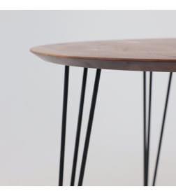 Стол ДЕМАВЕНД d100х74 дуб мореный/черный ПР-4 DSW (Т27) (02) Кс-12 82211