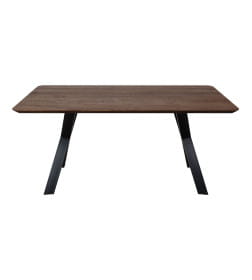 Стол КАТМАЙ 1600х850х750 мм дуб мореный/черный ПР-2 DSW (02) ХН-80/20 82221