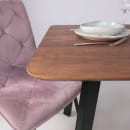 Стол МАЙОН,1200х800х740мм, дуб морёный/черное подстолье КС-60 (108941) 