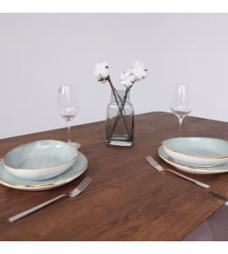 Стол МАЙОН,1200х800х740мм, дуб морёный/черное подстолье КС-60