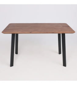 Стол МАЙОН,1200х800х740мм, дуб морёный/черное подстолье КС-60