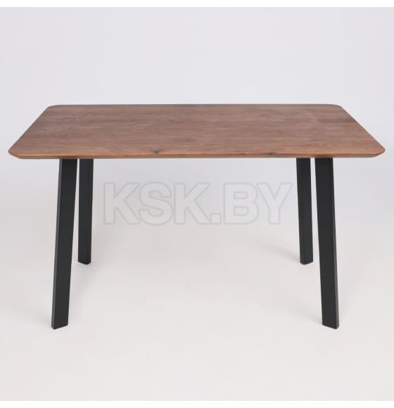 Стол МАЙОН,1200х800х740мм, дуб морёный/черное подстолье КС-60 (108941) 