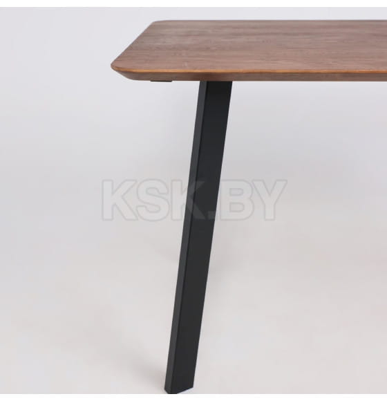 Стол МАЙОН,1200х800х740мм, дуб морёный/черное подстолье КС-60 (108941) 