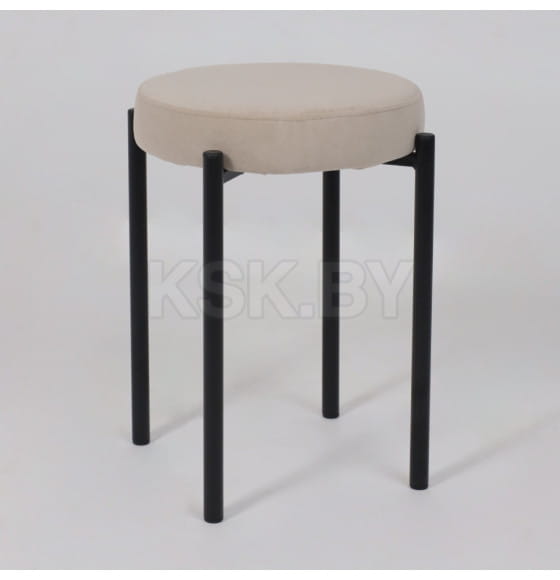 Табурет BOB, b03 CREAM LUX\черный 126497 (126497) 