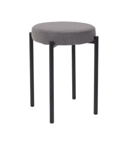 Табурет BOB, b28 ANTRACITE LUX\черный 126500
