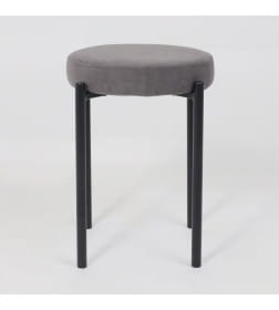 Табурет BOB, b28 ANTRACITE LUX\черный 126500