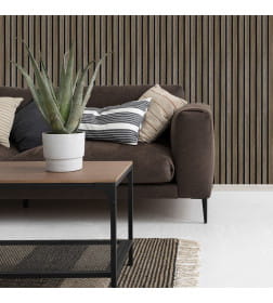 Реечная панель Grace ПВХ 3D RAIL Кедр 2700х120х10мм