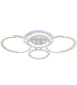 Светильник L29460C/2+2 88Вт+7Вт белый RGB