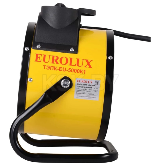 Тепловая электрическая пушка ТЭПК-EU-5000K1 (керам.нагревательный элемент) Eurolux (67/1/92) 