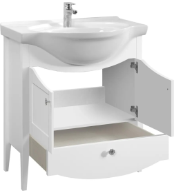 Тумба под умывальник Belux Афины Н 85-01 Белый матовый