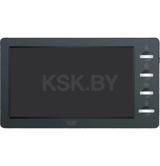 Видеодомофон CTV-M3702 Gamma B экран 7" граф. черный CTV (CTV-M3702) 