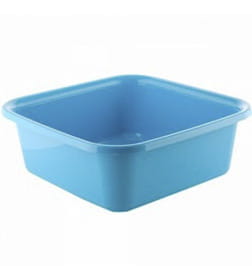Миска-таз "КВАДРО" 11 л (цвет - сине-бирюзовый)