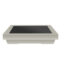 Видеодомофон CTV-M3722 Spectrum PL экран 7" Touch Screen платина CTV