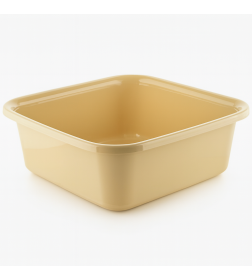 Миска-таз "КВАДРО" 11 л (цвет - бежевый)