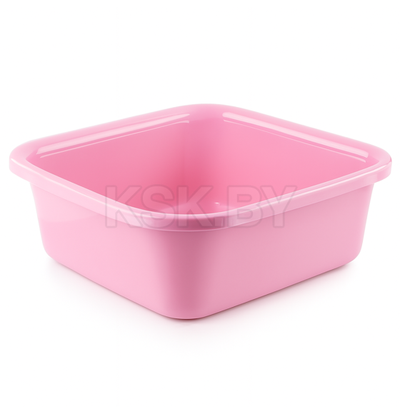 Миска-таз "КВАДРО" 11 л (цвет - розовый) (4811303024190) 