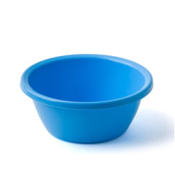 Миска-таз круглый 320 мм 6 л (цвет - голубой)