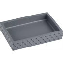 Мыльница полирезиновая PERFECTO LINEA STONE ESSENCE серая 35-690103 (35-690103) 