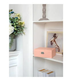 Шкатулка д/украш. Joli Angel SR-715 "Амелия" розовая 23*18.5*9см, экокожа