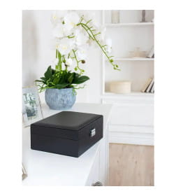 Шкатулка д/украш. Joli Angel SR-715 "Амелия" черная 23*18.5*9см, экокожа