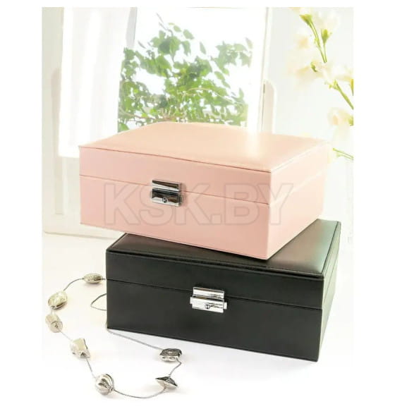 Шкатулка д/украш. Joli Angel SR-715 "Амелия" черная 23*18.5*9см, экокожа (SR-715 чер) 