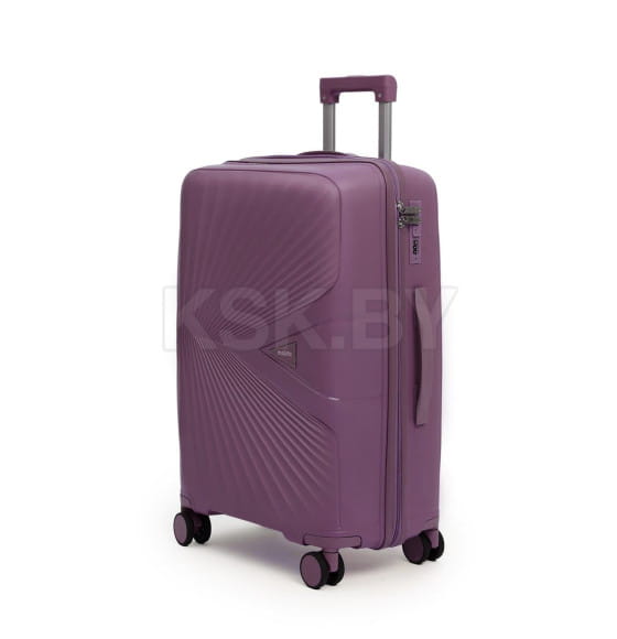 Чемодан на колёсах Maleta PP53 Фиолетовый,S (малый),55х38х21(+5) см, 40 л.Полипропилен, 4 колеса (Pride PP53 Фиолетовый S) 