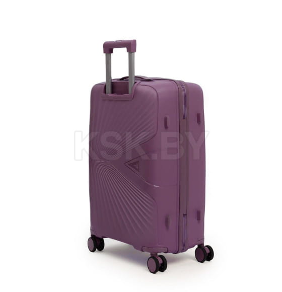 Чемодан на колёсах Maleta PP53 Фиолетовый,L (большой),76х48х31(+5) см, 105 л.Полипропилен, 4 колеса (Pride PP53 Фиолетовый L) 