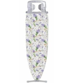 Доска гладильная "НИКА 10", 122х40 см, с эл.удлинителем, цвет: с цветами (арт.Н10/17)