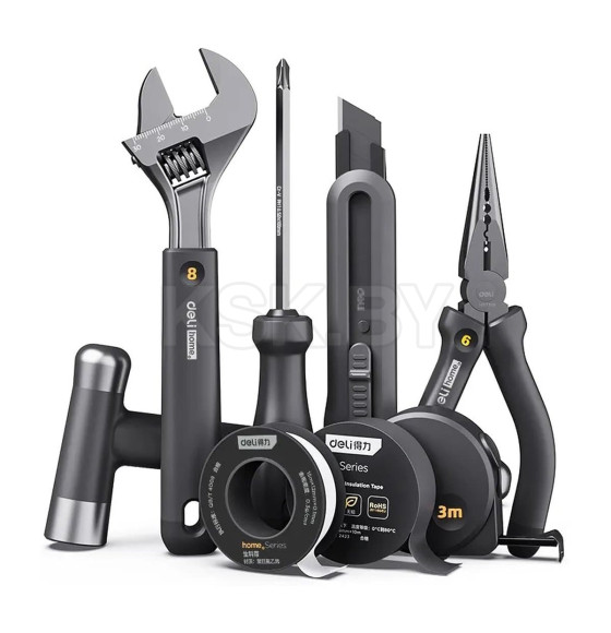 Набор ручного инструмента Deli HOME 8 предметов (HT0008) 
