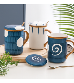 Набор чайный (380 мл) SET-102 цвет МИКС керамика