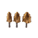 Набор ступенчатых сверл VIRA 15-19, 18-24, 24-31 мм для полипропиленовых труб PPR (551404) 