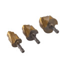 Набор ступенчатых сверл VIRA 15-19, 18-24, 24-31 мм для полипропиленовых труб PPR (551404) 