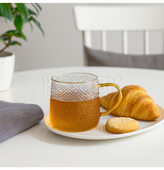 Кружка стеклянная RM080293, 350мл (7,5х12см) (RM080293) 