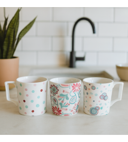 Кружка керамика MUG-432 420 мл цвет МИКС