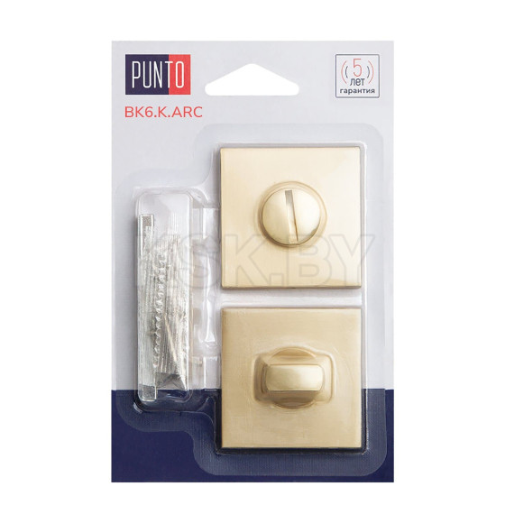 Завертка Punto BK6.K.ARC.Q52 SSG-39 сатинированное золото (47187) 