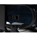 Кресло вибромассажное с пуфом CALVIANO 22, синий плюш