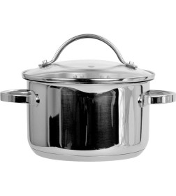 Кастрюля 3,6 л Д=20 см со стеклянной крышкой TVK0423011 Уран