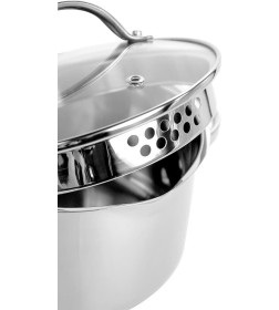 Кастрюля 3,6 л Д=20 см со стеклянной крышкой TVK0423011 Уран