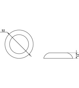 Завертка сантехническая Аллюр BK-R1 MBN графит