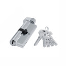 Цилиндровый механизм Fuaro 2000 ZMKnob70(30+10+30) CP хром 5Key с вертушкой (40357) 